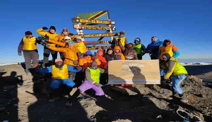 7 days Kilimanjaro climb Machame route