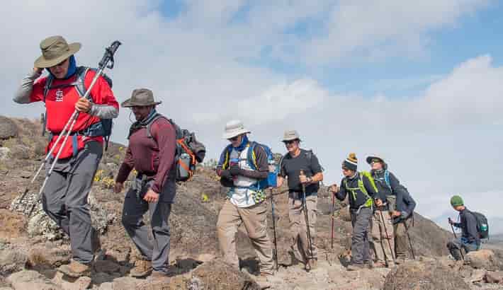 8 days climb Kilimanjaro northern circuit