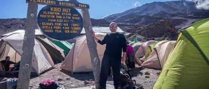 kibo hut camp marangu kilimanjaro