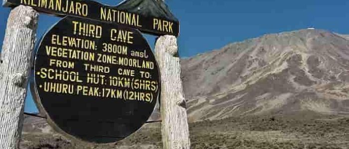 third cave camp kilimanjaro